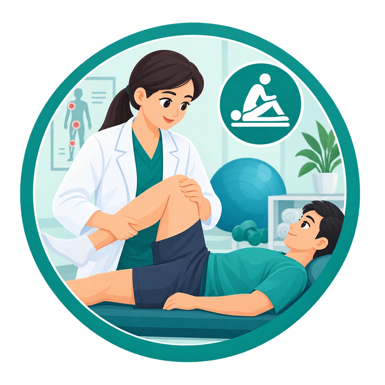 Physiotherapist icon
